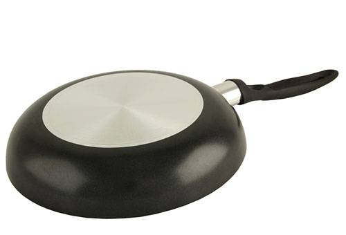 Outside of non-stick pan