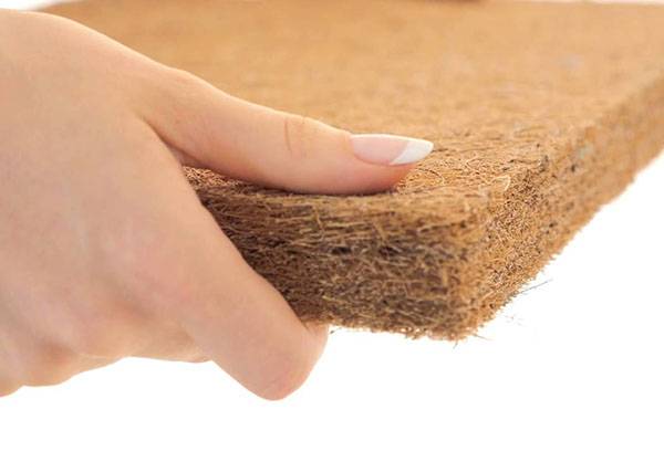 Coconut coir for mattresses