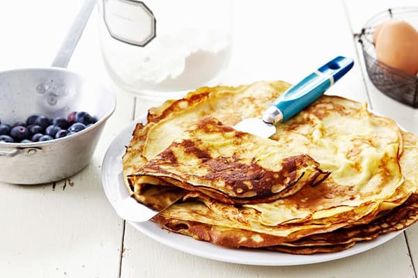 Pancakes con zucchero bruciato