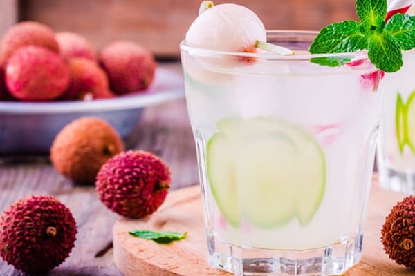 Cocktail di succo di litchi