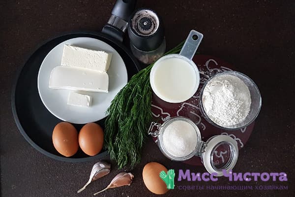 Ingredienti Pancake Al Formaggio