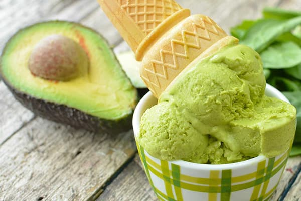 Gelato all'avocado