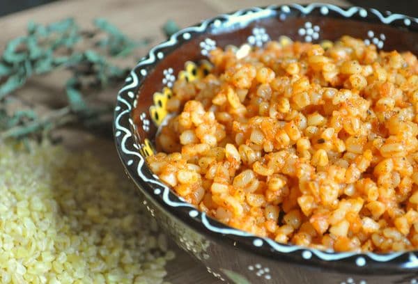 piatto di bulgur