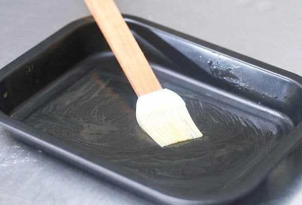 greased baking sheet