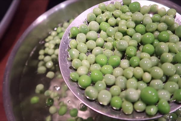 Green Pea Blanching