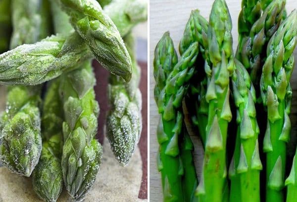 Asparagi freschi e surgelati