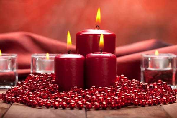 Candele rosse