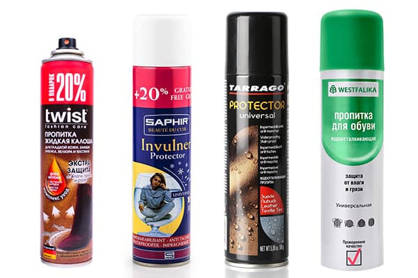 Spray per scarpe idrorepellenti